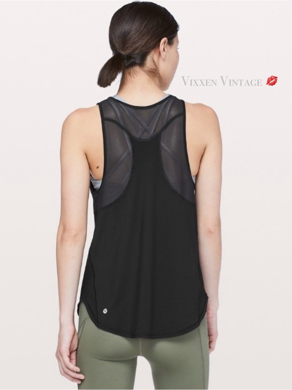 LULULEMON ’SCULPT TANK II’ IN BLACK